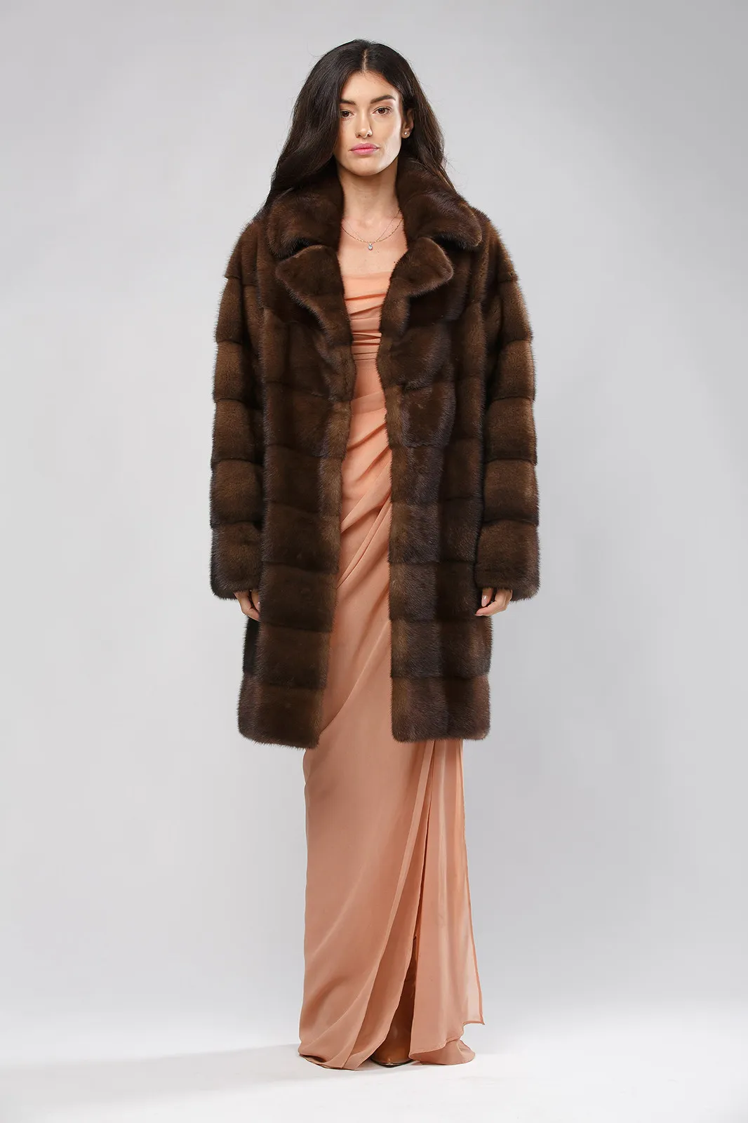 ---------Cappotto in visone brown--------