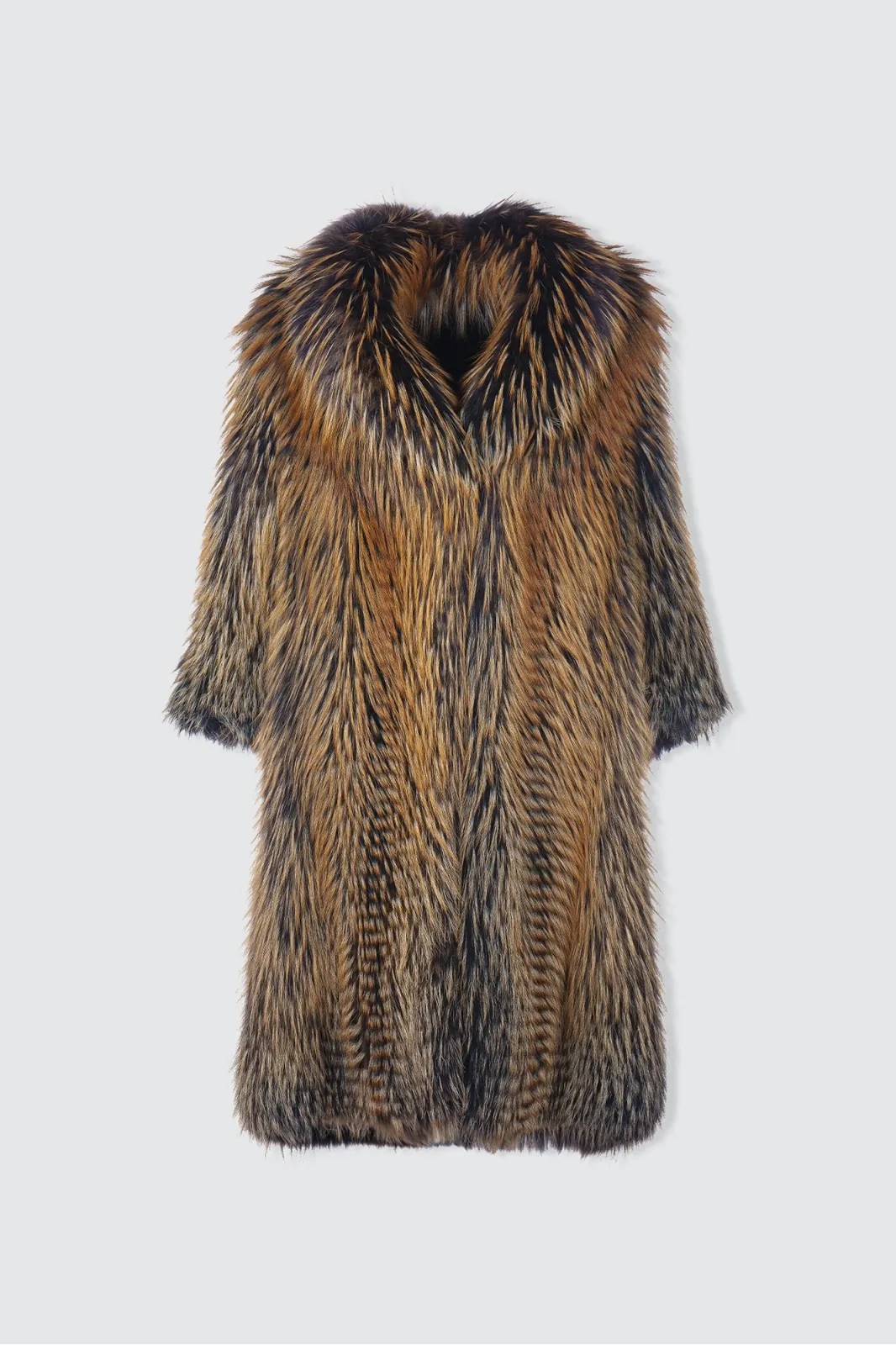 ---------Cappotto in volpe gold tinta--------