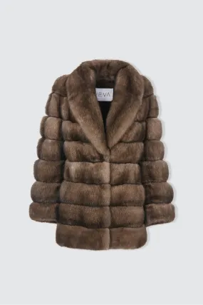 ---------Cappotto in zibellino platino--------