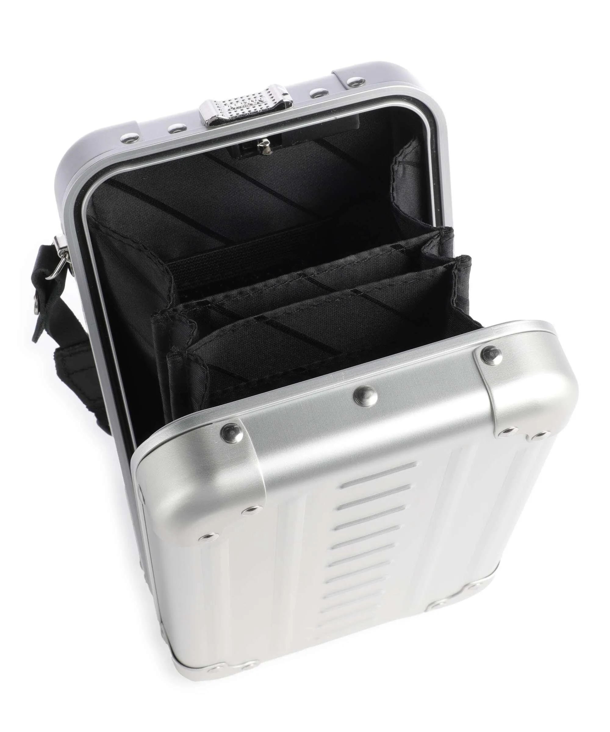  Aleon 1905 vertical Borsa a tracolla alluminio argento  