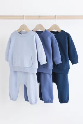 Baby Sweatshirt and Joggers Set 6 Pack    