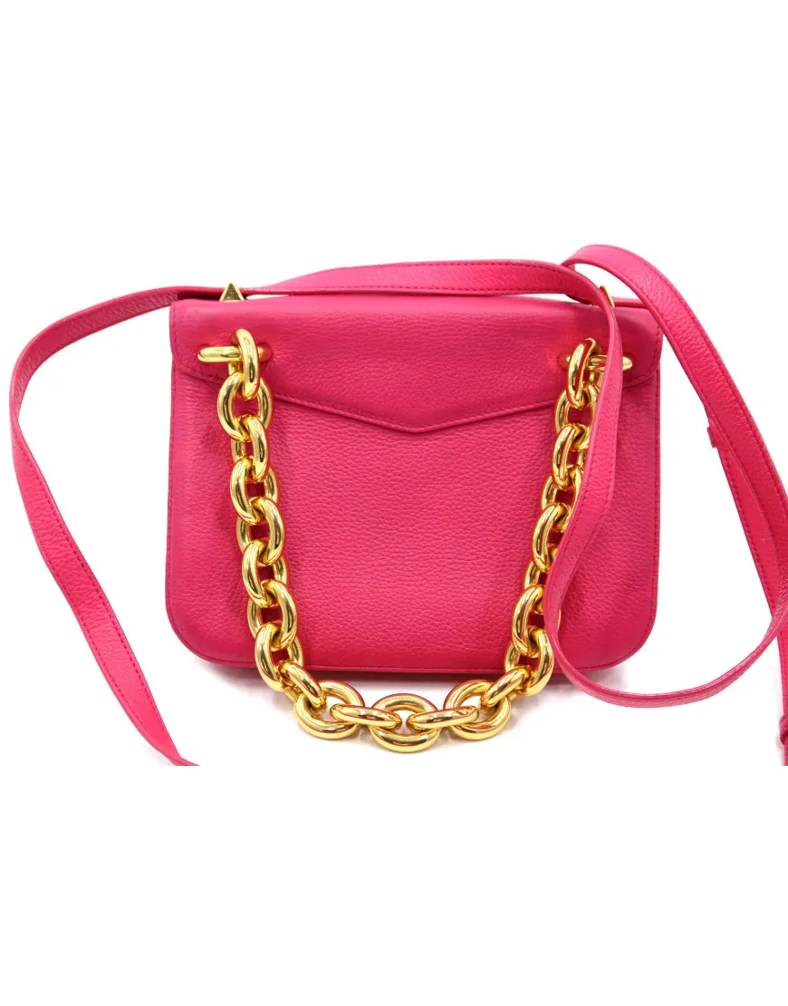 Bottega Veneta Tracolla Pelle Fucsia