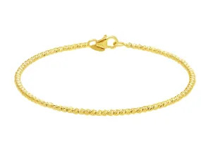 Bracciale sfere diamantate oro giallo De Stefano