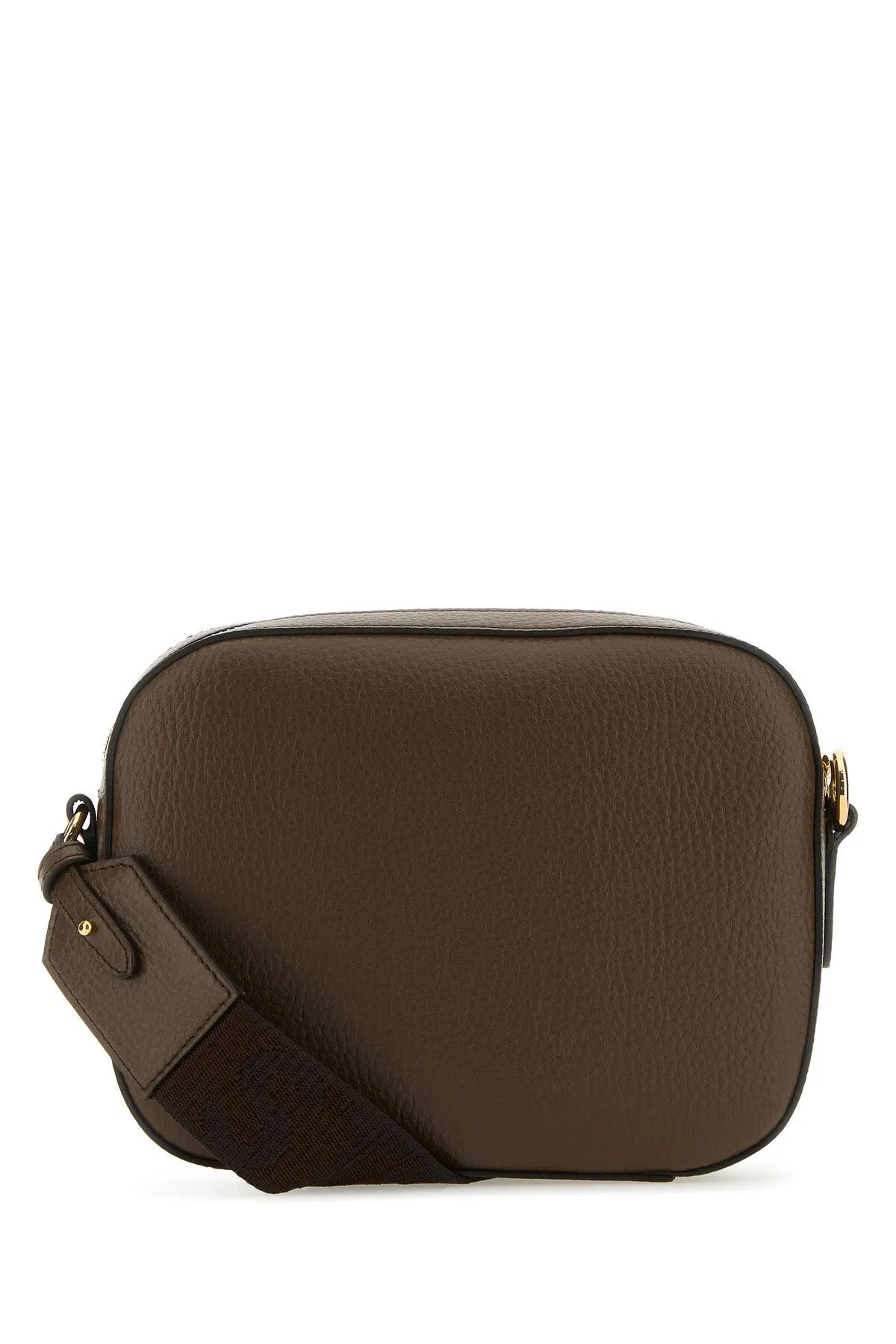 Brown alter mat small Stella Logo crossbody bag     