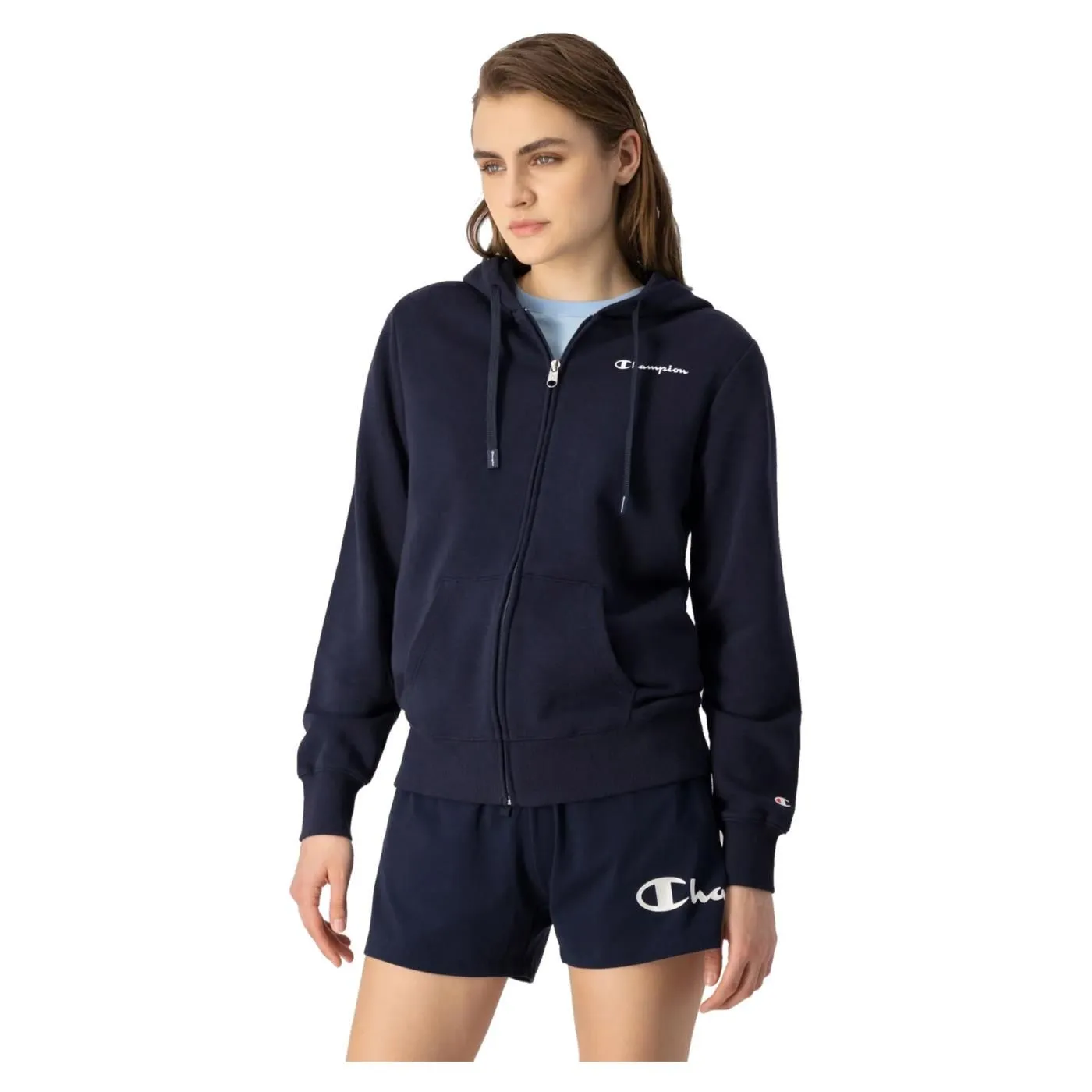     CHAMPION W HOODED FZ SWEATSHIRT 115398 BS501