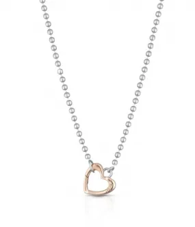 Collana LeBebè - Lock Your Love - in argento 925% con Cuore in oro rosa