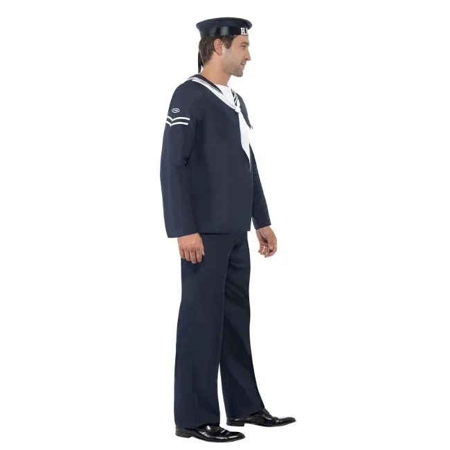 Costume da marinaio blu per uomo