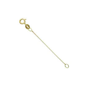 Estensione di 5 cm per collana in oro giallo 18k.