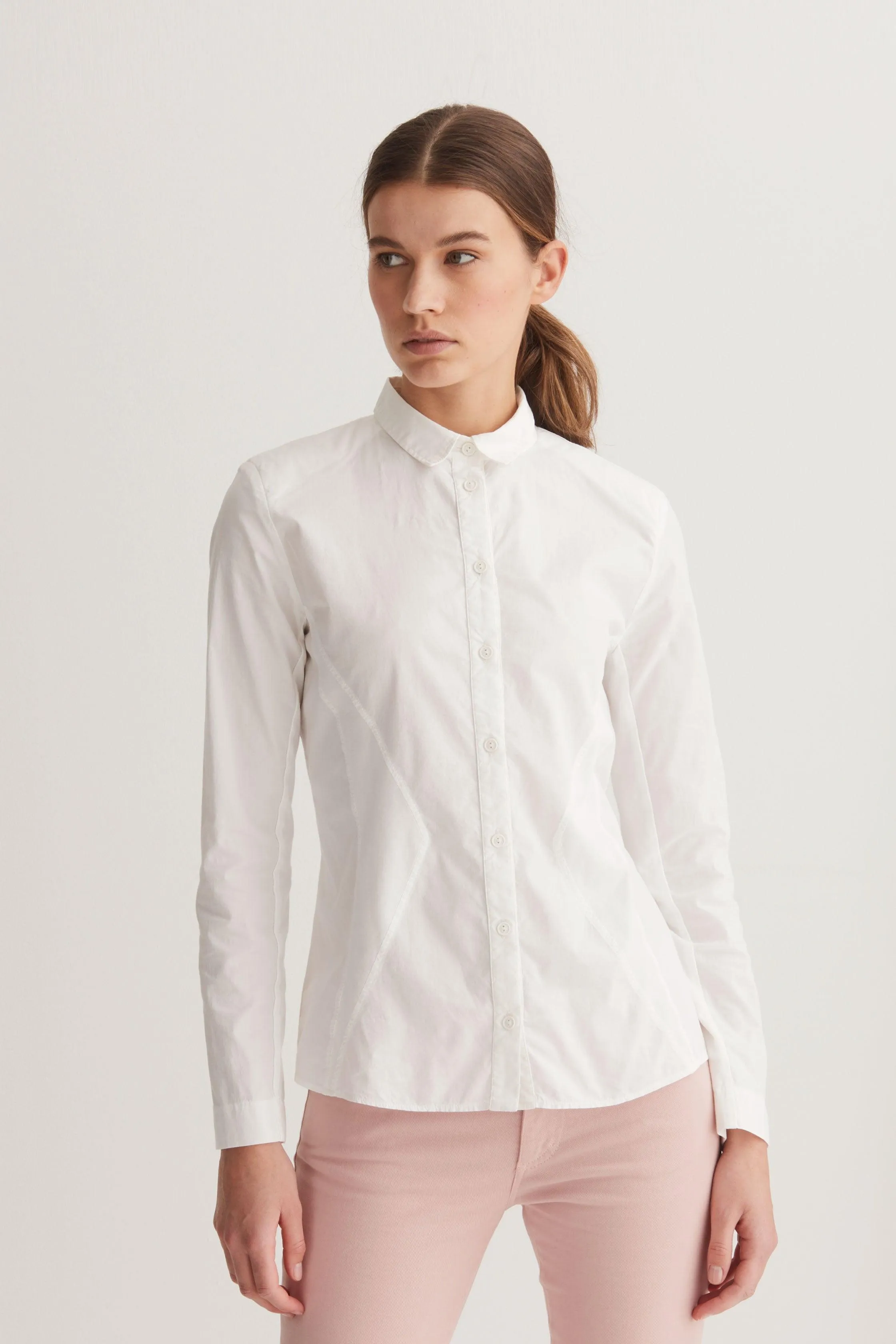 European Culture  ---------    ------------Pantalone Flare in Cotone 05CU 3821
