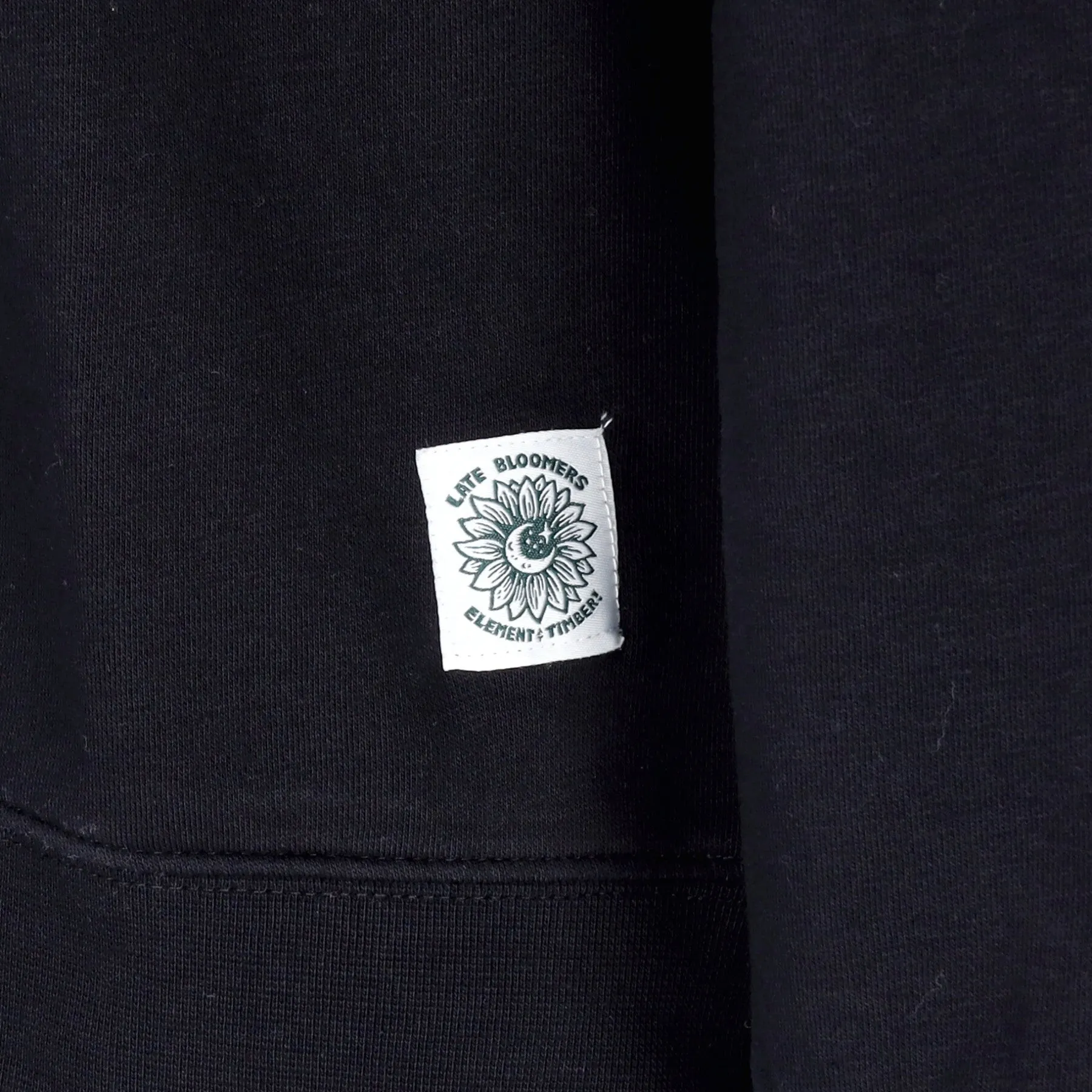 Felpa Girocollo Uomo Rider Crewneck X Timber Flint Black
