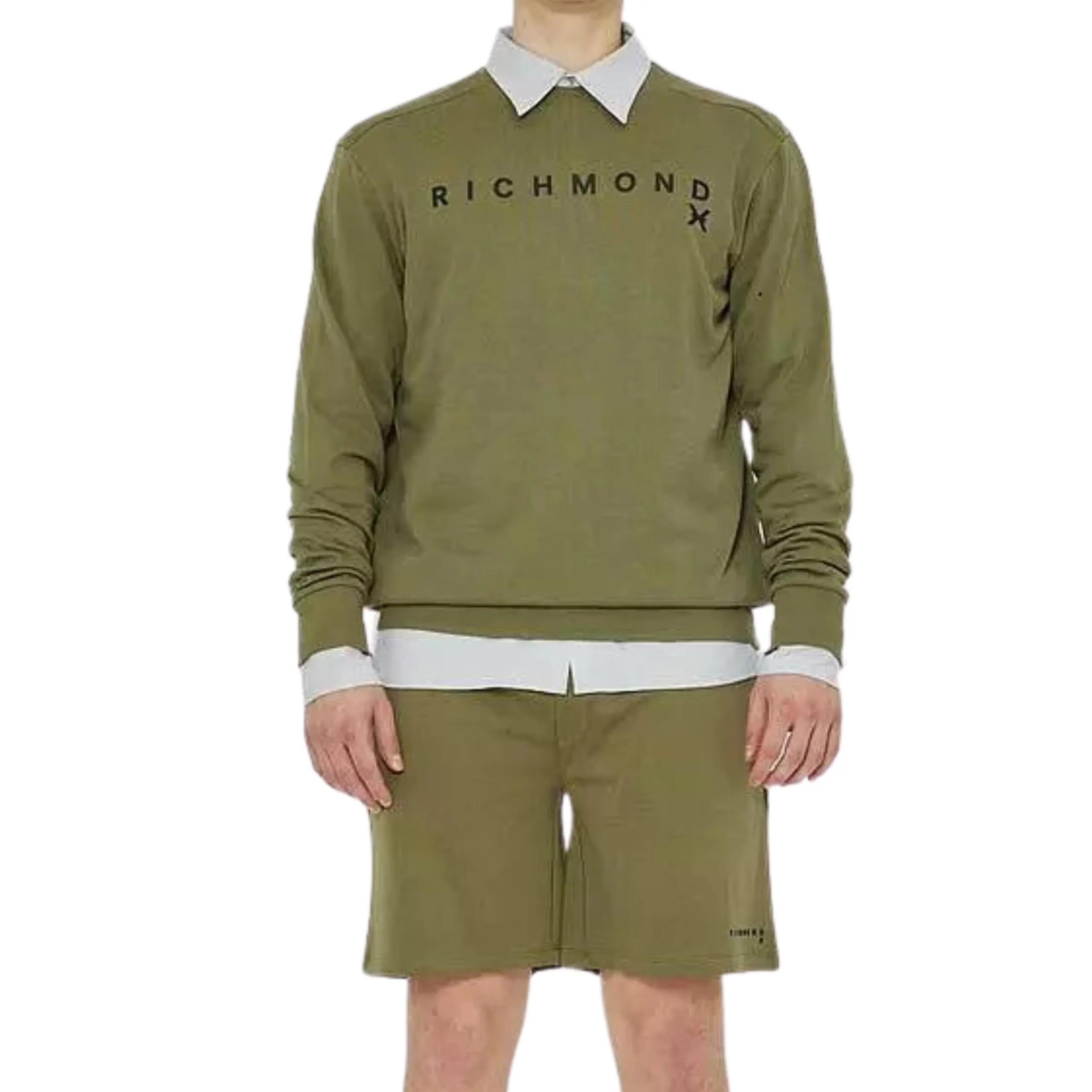 Felpa John Richmond con logo sul davanti