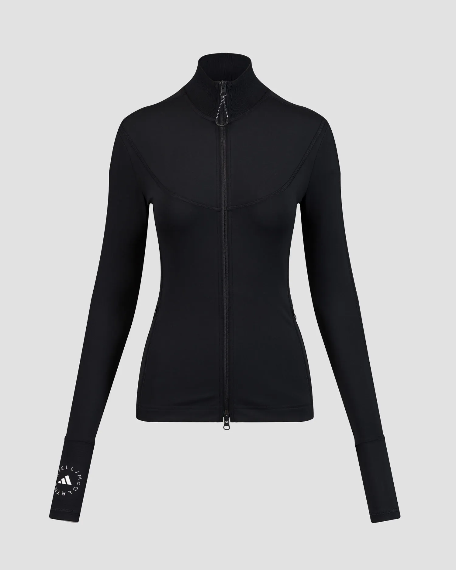 Felpa nera da donna Adidas by Stella McCartney ASMC Tpr Midl IB6788-black