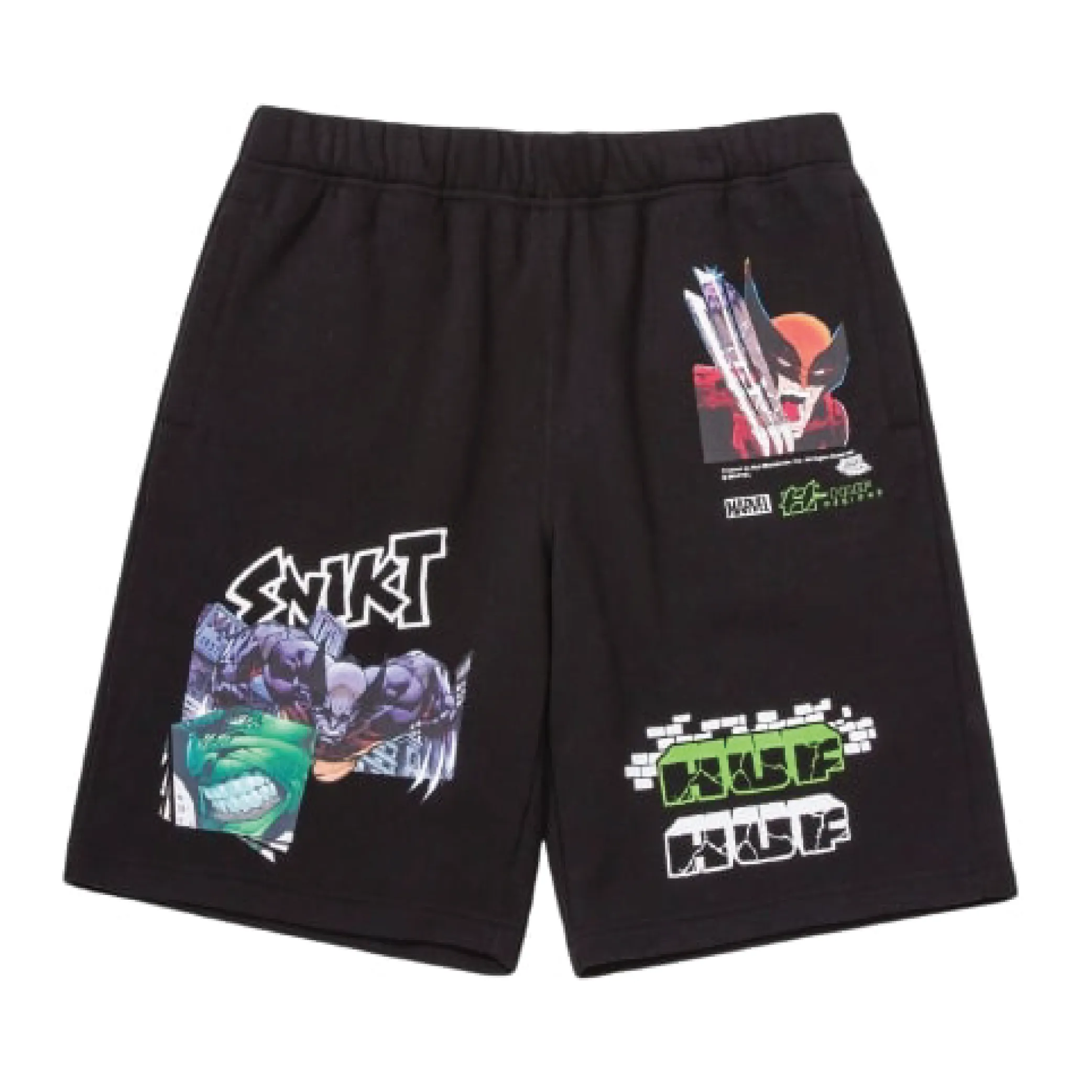 HUF X MARVEL SMASH UP FLEECE PANTALONCINO DA UOMO IN FELPA PT00260