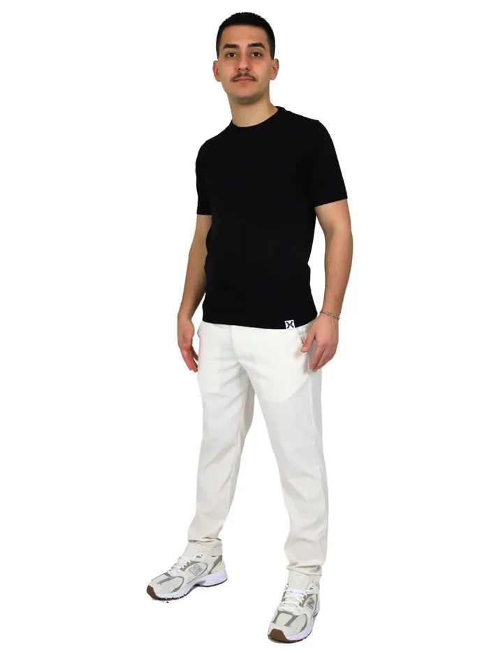 HYPS  PANTALONE MOLFETTA 13 PANNA