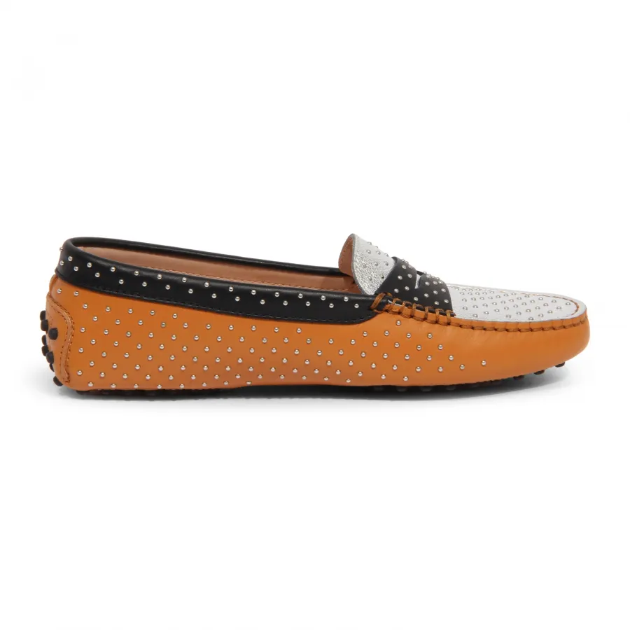 I0369 mocassino donna TOD'S woman studs loafer
