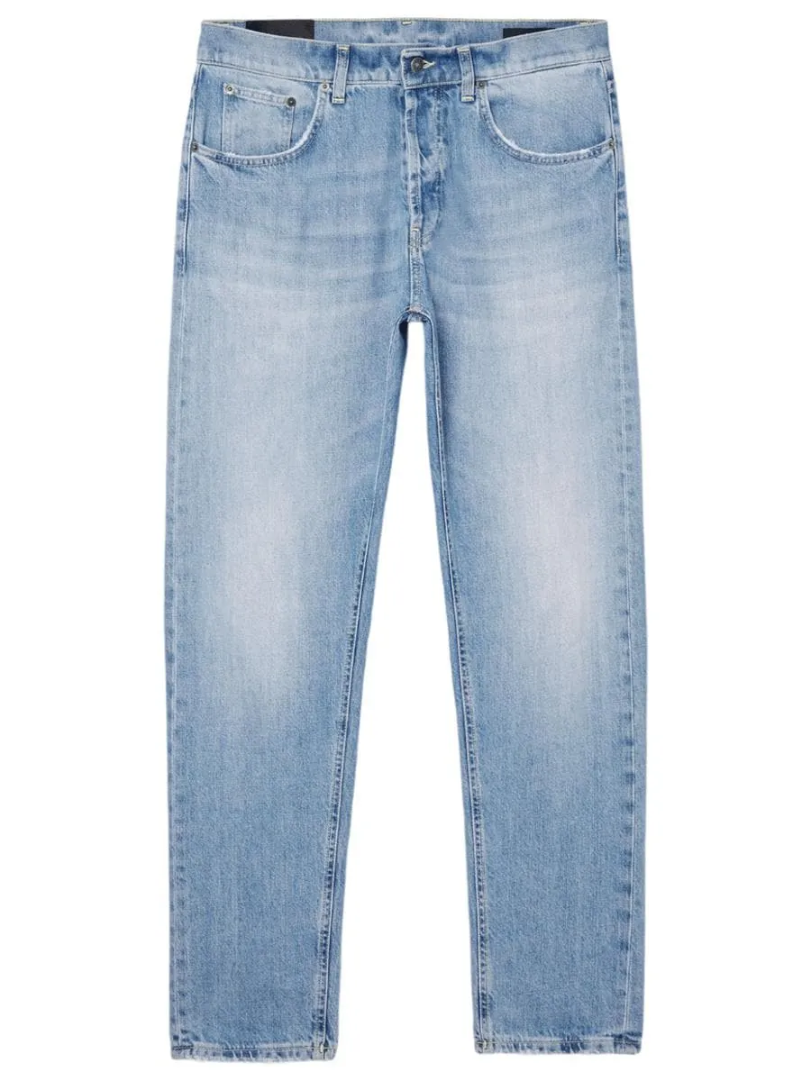 Jeans dian carrot in denim fisso già