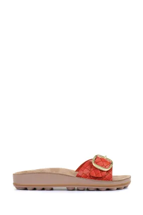 Jones Bootmaker Rosso - South Beach Ladies - Sandali a sabot con fibbia