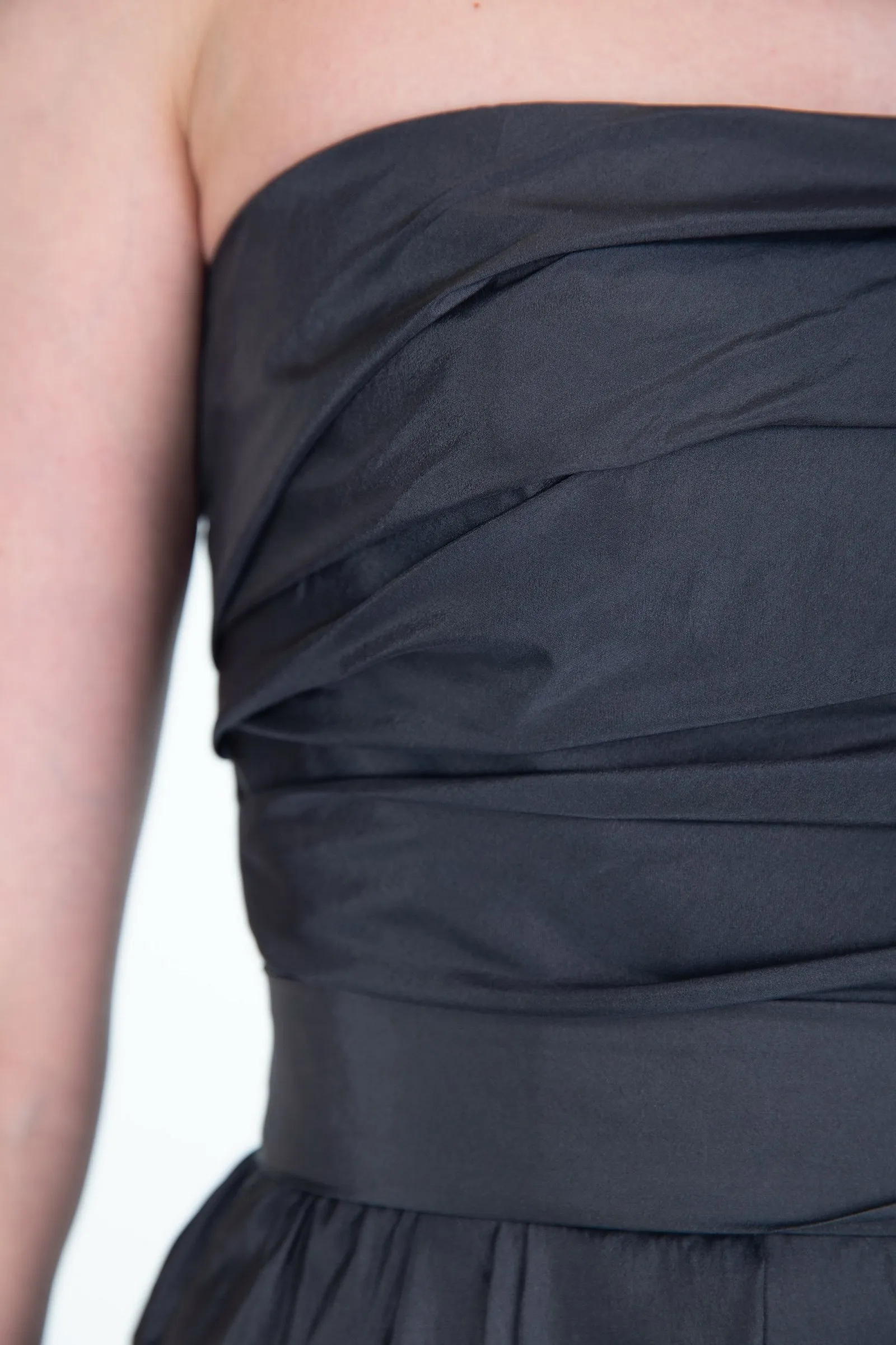 MAX MARA STUDIO  abito bustier drappeggiato TAROCCO