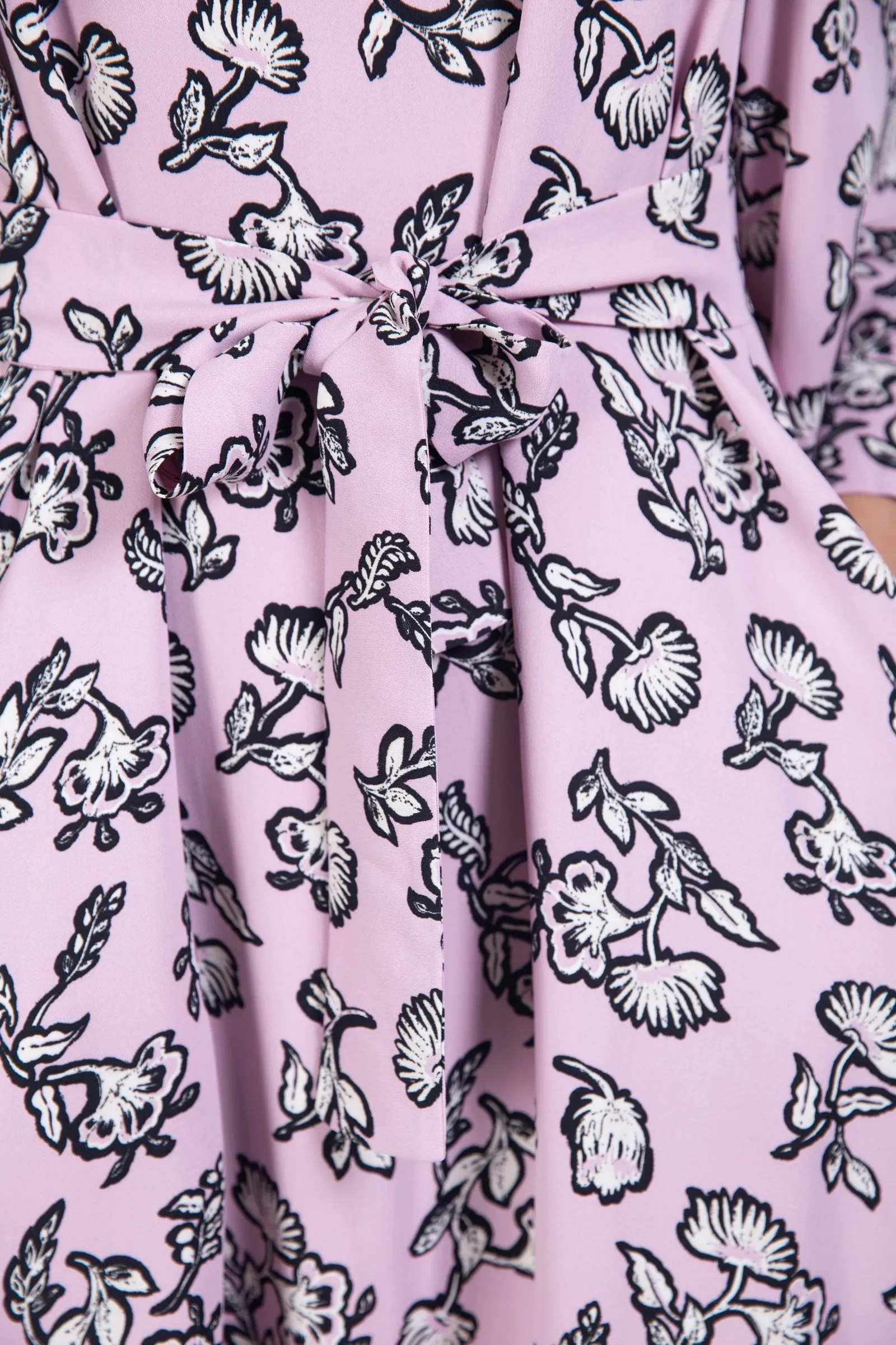 MAX MARA WEEKEND  abito midi in georgette di viscosa LOLA
