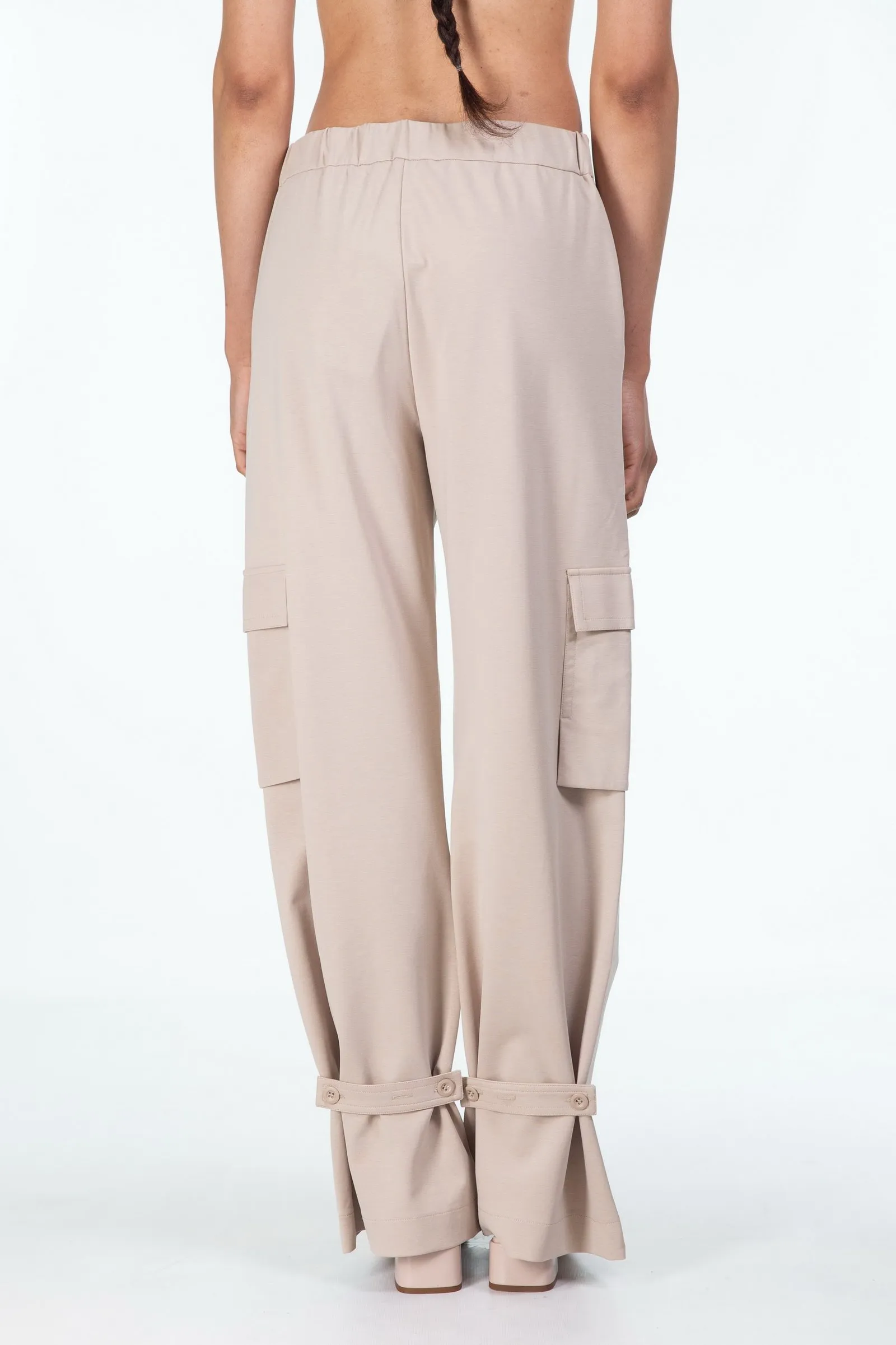 MAX MARA WEEKEND pantalone worker in jersey Milano OLIATO