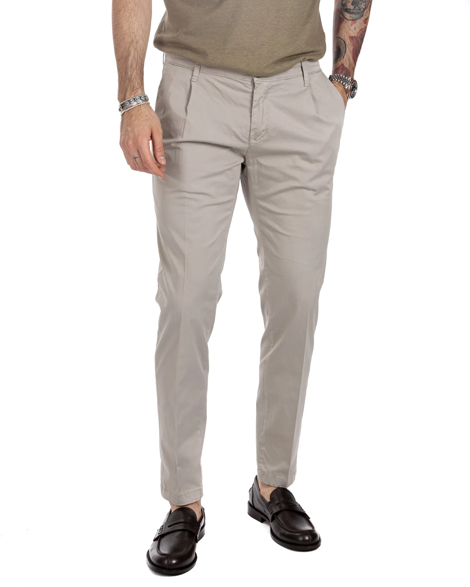 Miles - pantalone con pinces spago