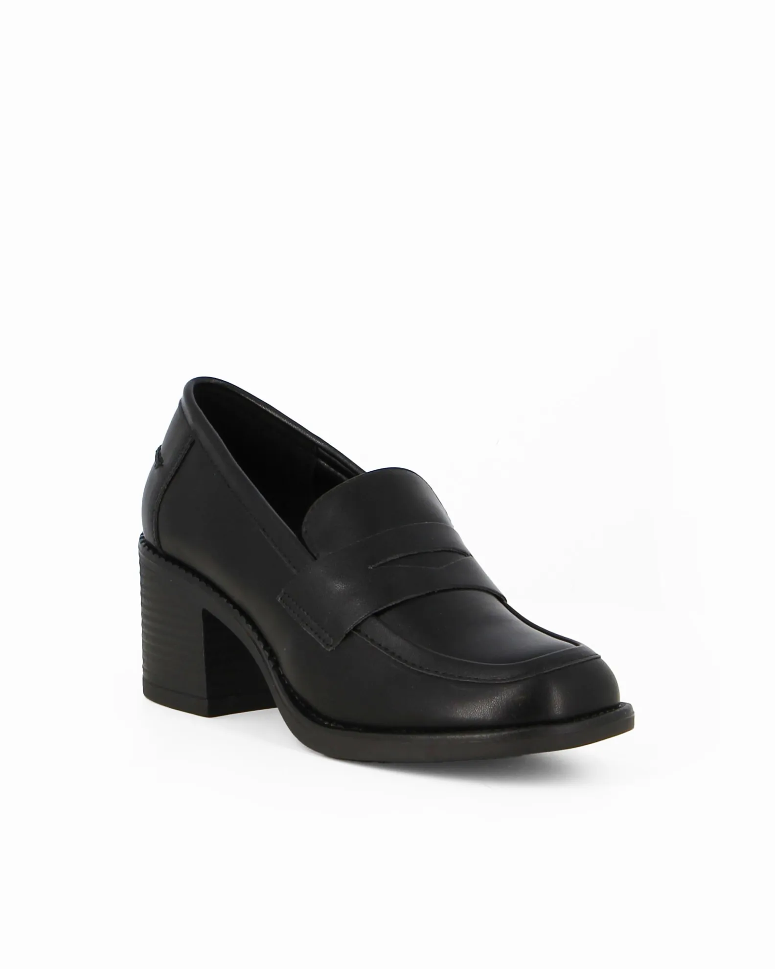 MISS GLOBO - Mocassino nero con sottopiede memory soft, tacco 6CM                                            Previous productMIS