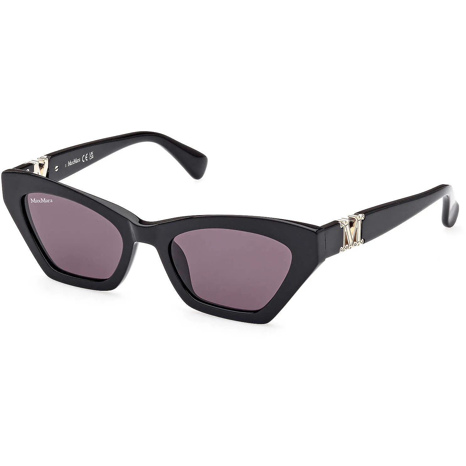 occhiali da sole Max Mara neri forma Cat Eye
