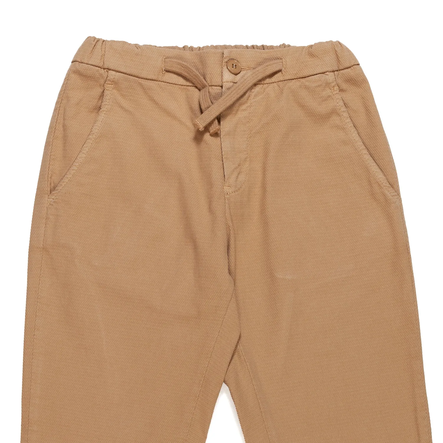 Pantalone Beige Con Coulisse Bambino E Ragazzo