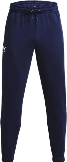 PANTALONE DA TUTA DA UOMO UNDER ARMOUR ESSENTIAL MIDNIGHT NAVY 1373882 0410