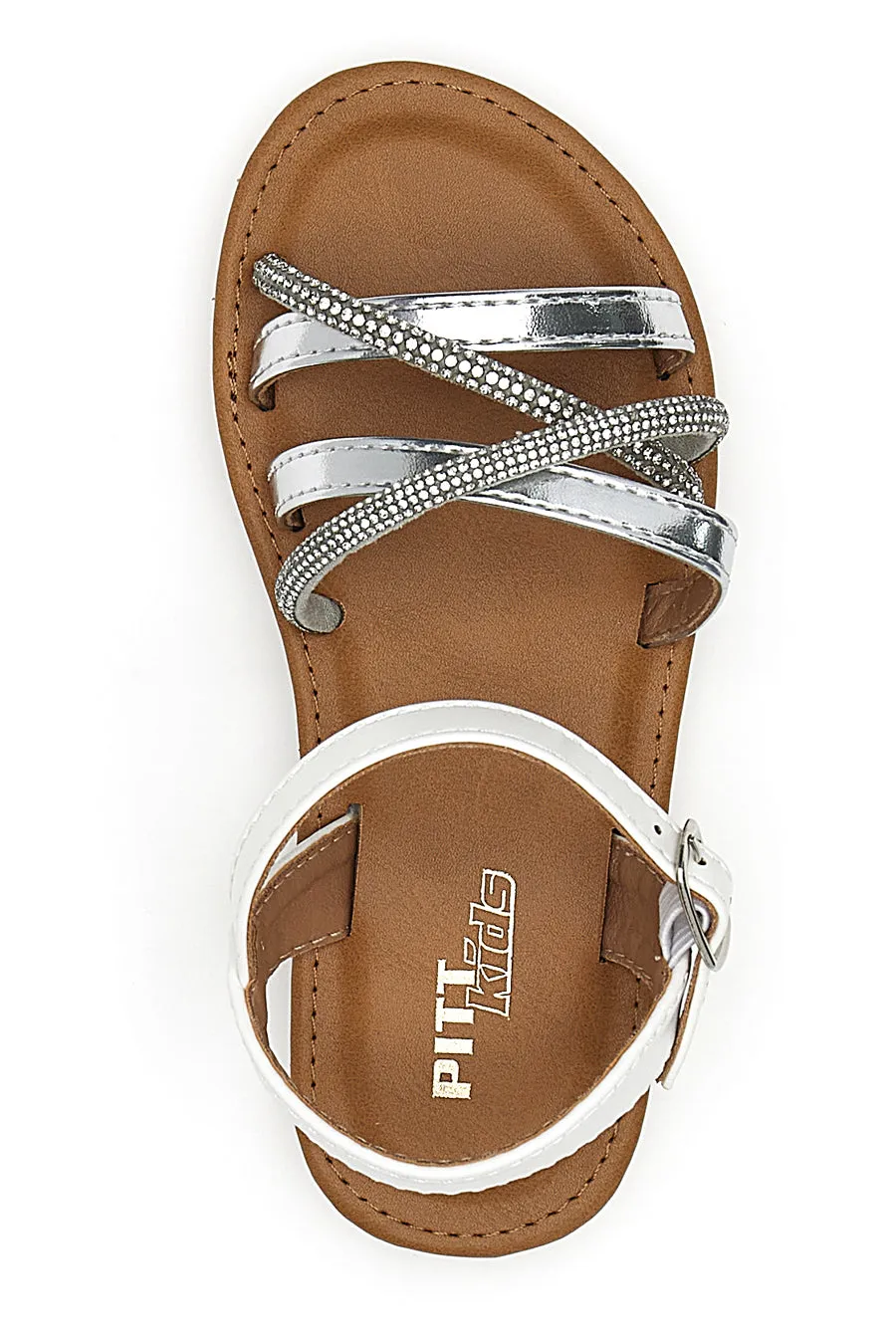   PITT KIDS Sandali Bianchi con Cinturino Pitt Kids 392433