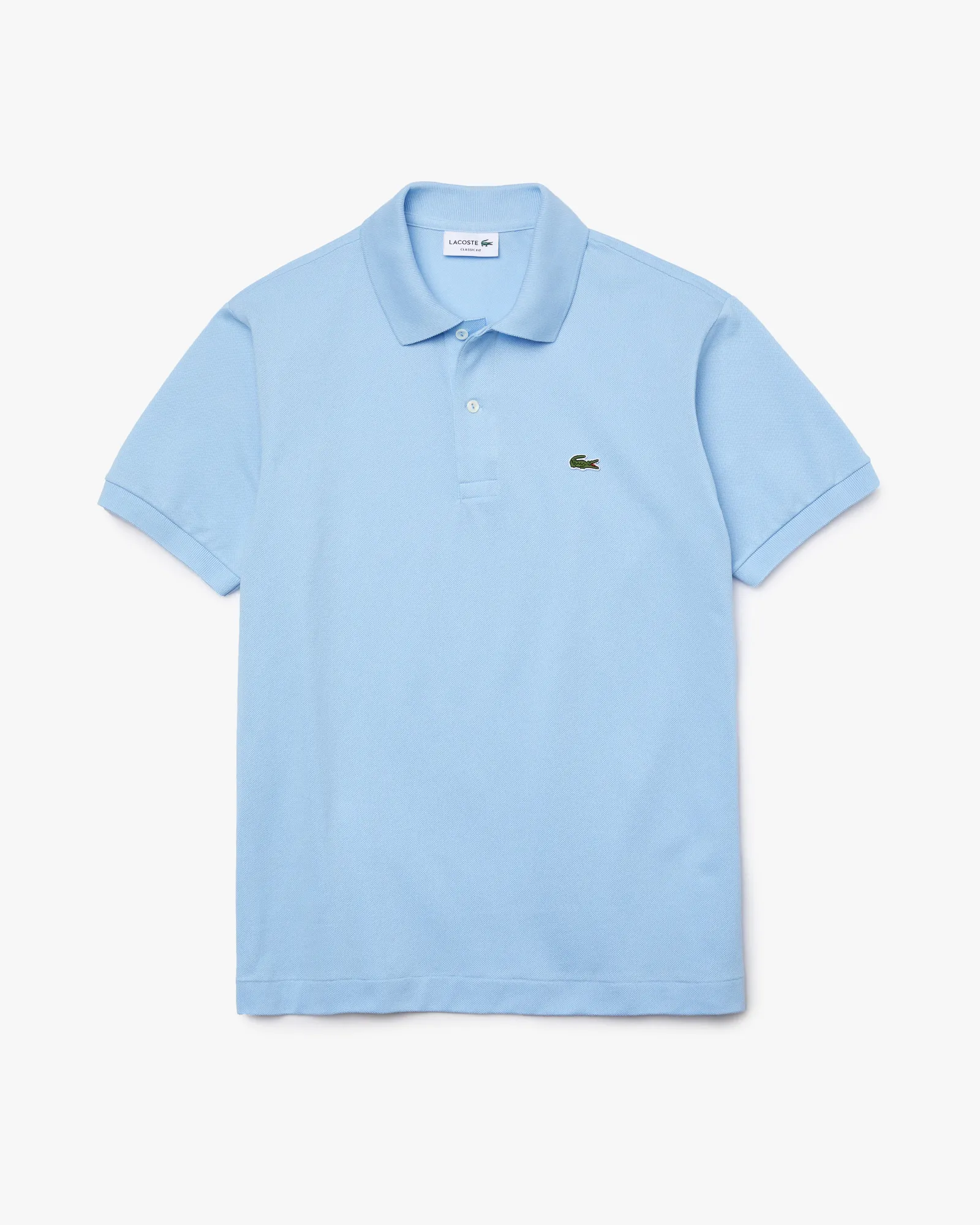 Polo celeste classic fit L.12.12 in petit piqué