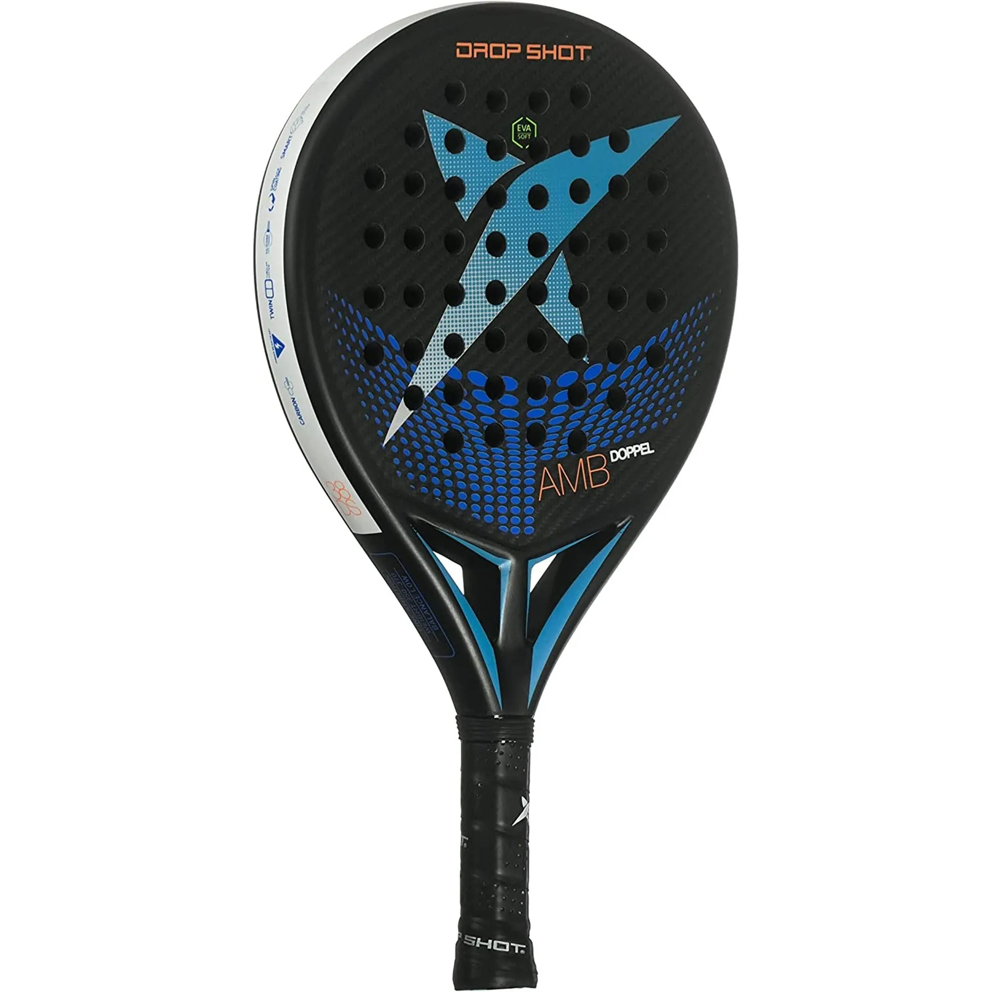 Racchetta DROPSHOT Unisex doppel Nero
