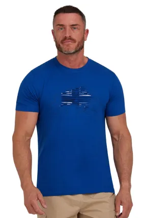Raging Bull Blu - T-shirt con toro e slash
