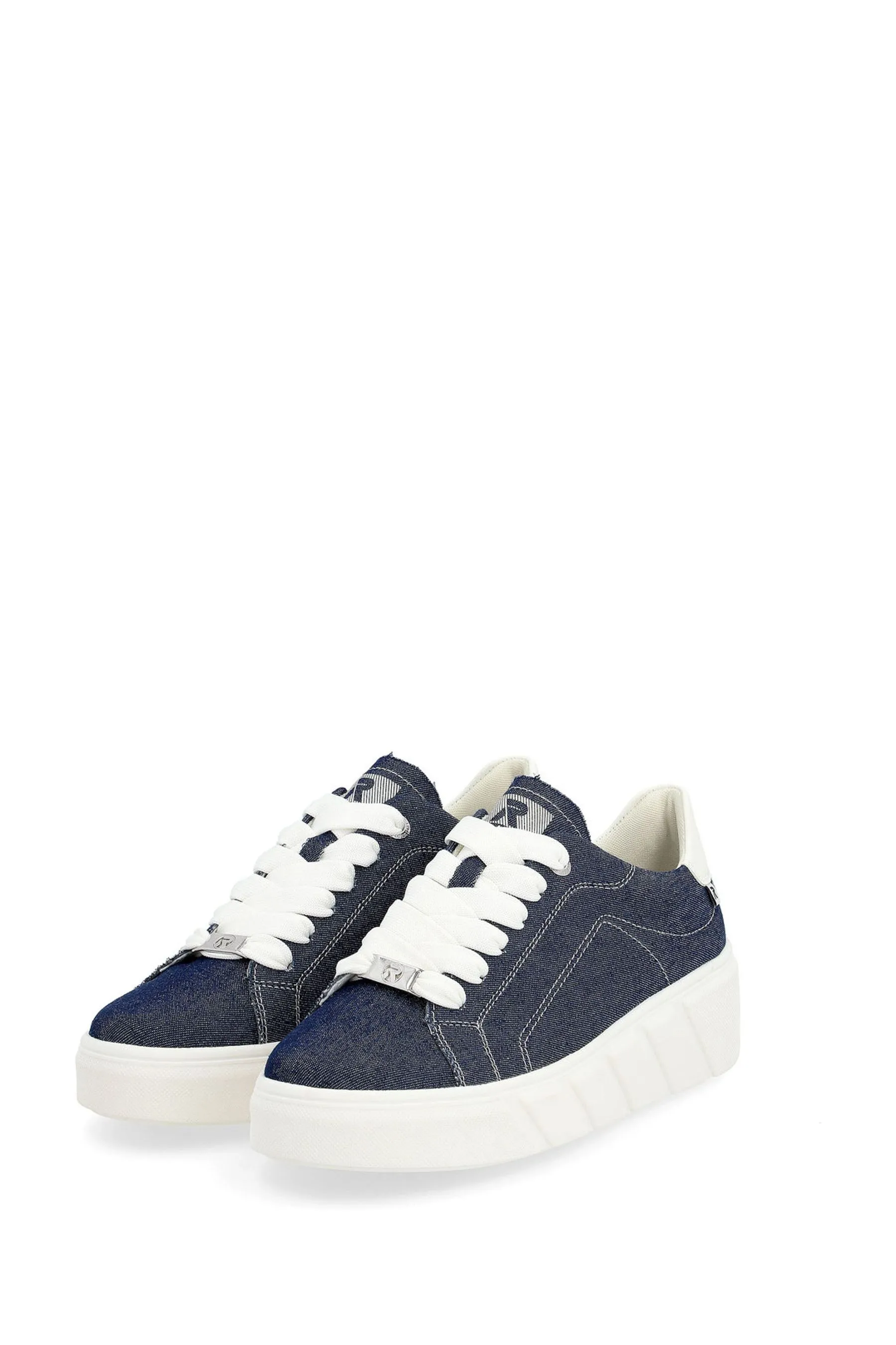 Rieker Donna Blu - Evolution - Pizzo-up - Scarpe da ginnastica
