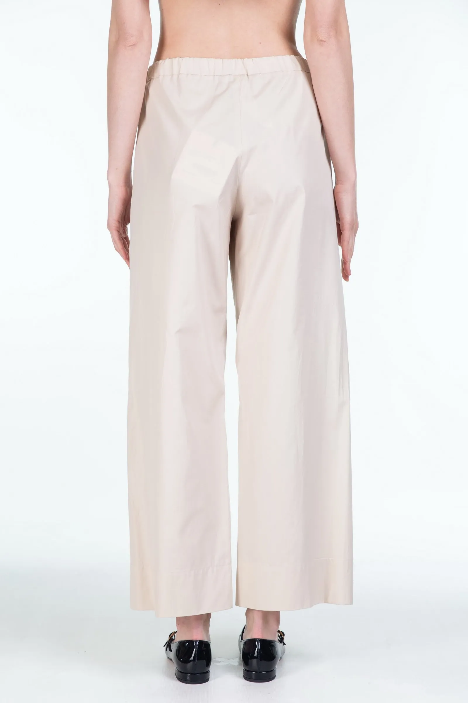 ‘S MAX MARA  pantalone  in  cotone ARGENTO