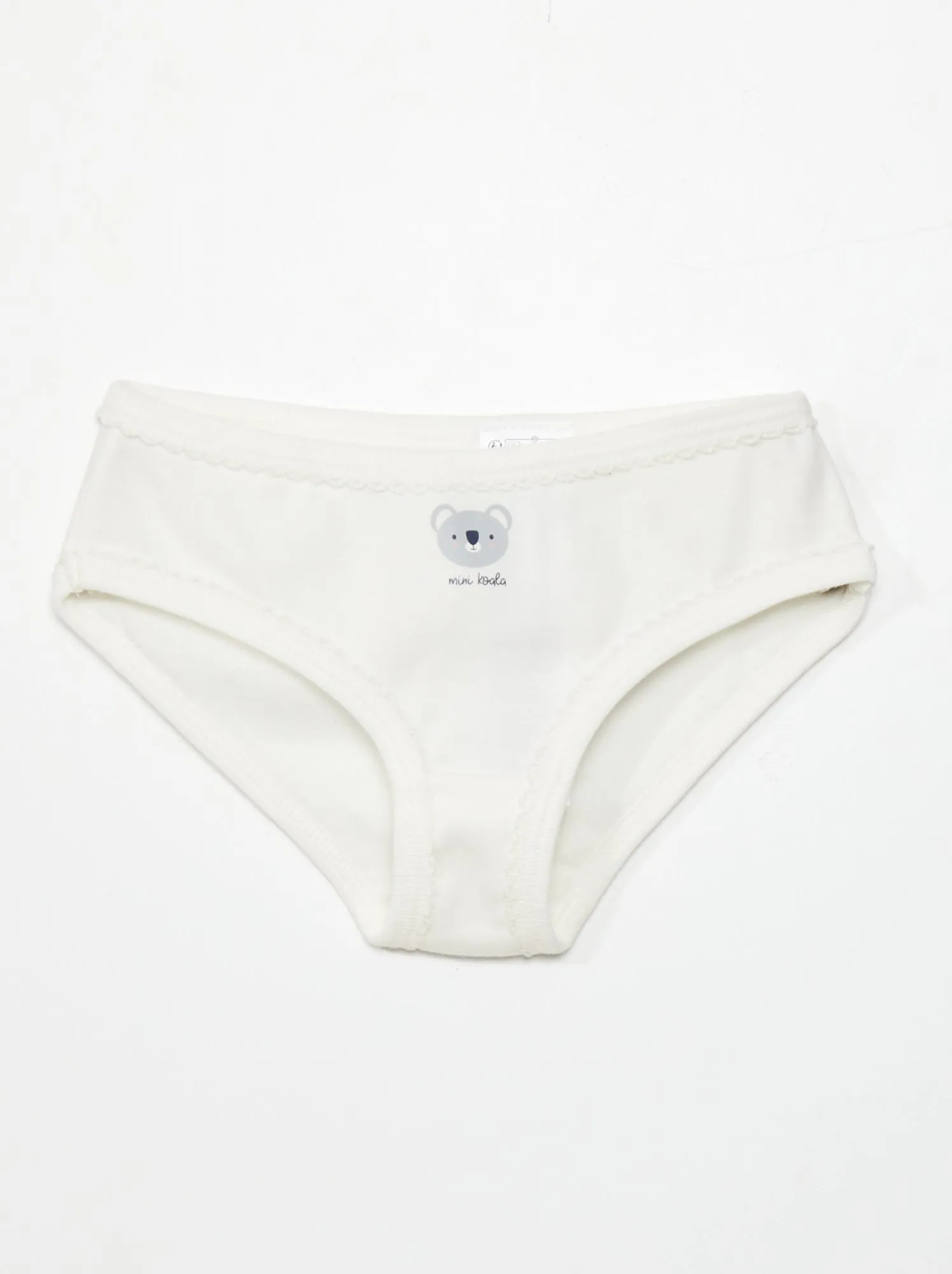 Set di 2 canotte + 3 slip - 5 pezzi - BIANCO