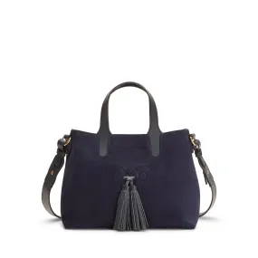 Small suede Hobo tote bag