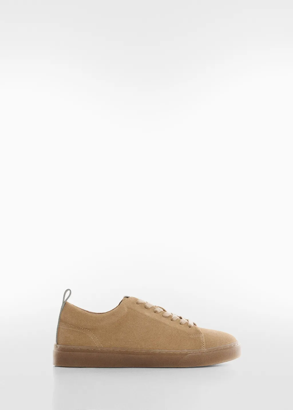 Sneaker pelle crosta di cuoio
