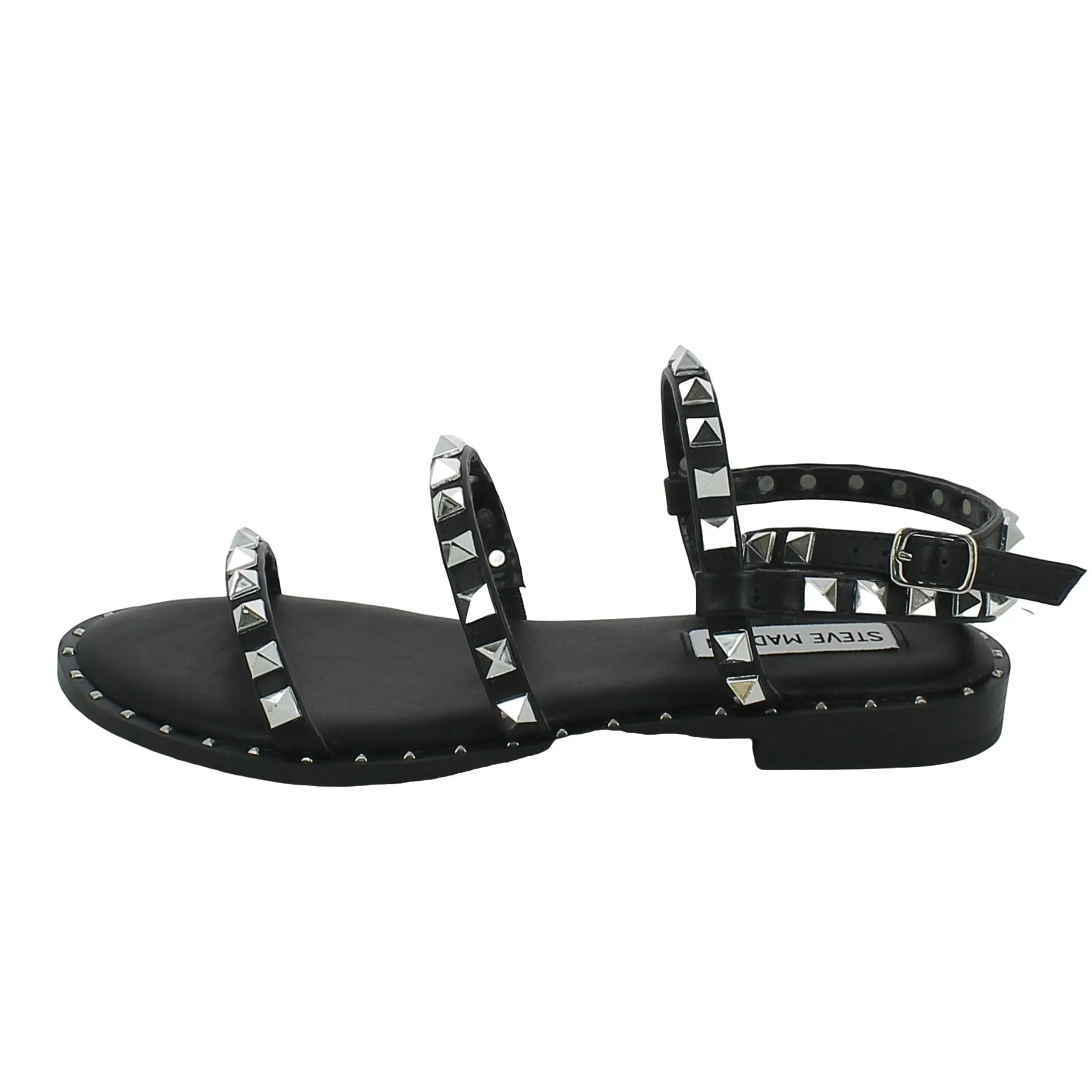 Steve Madden  Sandalo Travel Black con borchie 