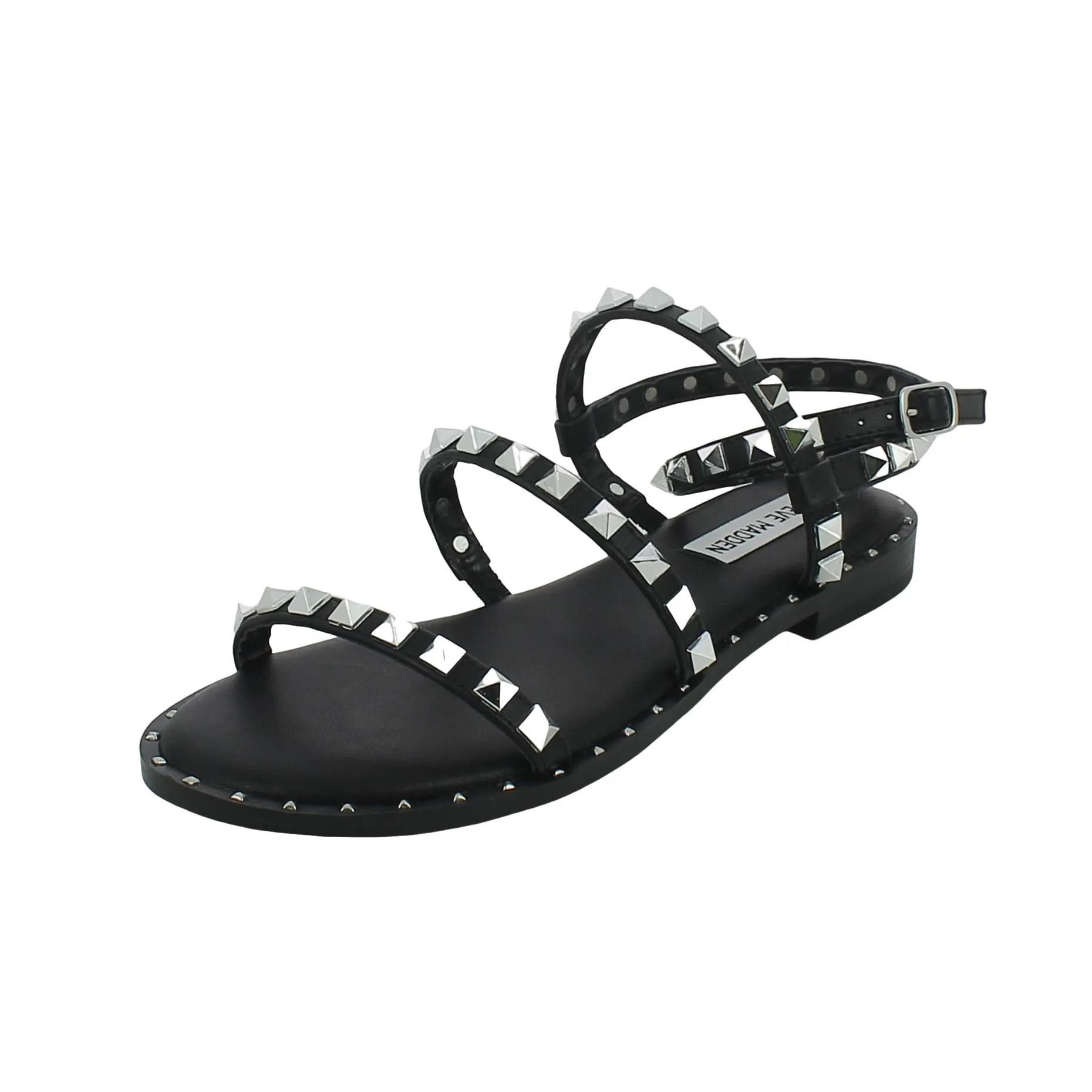 Steve Madden  Sandalo Travel Black con borchie 