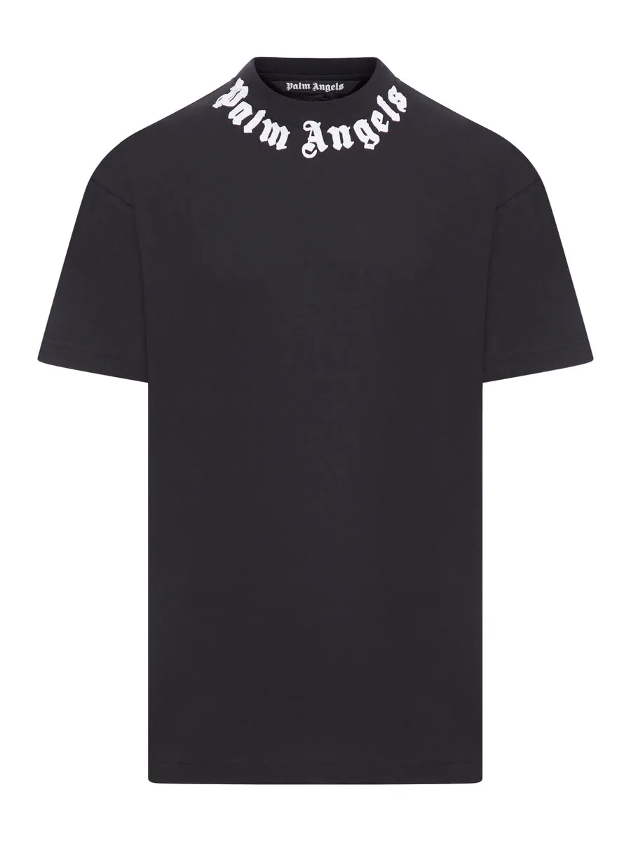 T-SHIRT CON LOGO SUL COLLO