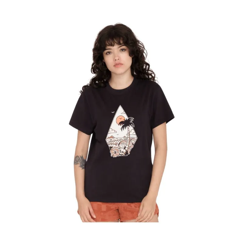 T-shirt Volcom RADICAL DAZE TEE (NERO) Donna