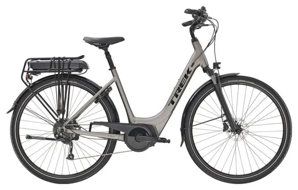 Trek Verve+ 1 Bicicletta elettrica da città Lowstep Shimano Altus 8V 500 Wh 700 mm Nero 2023