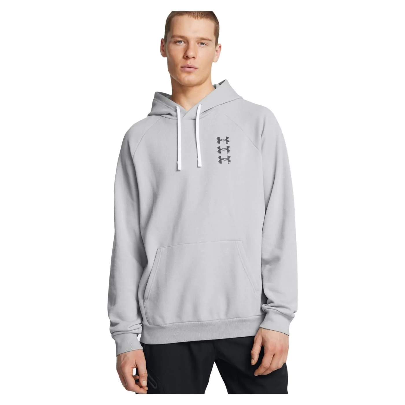     UNDER ARMOUR RIVAL FLC TXTR SND HOODIE 1389427 0011