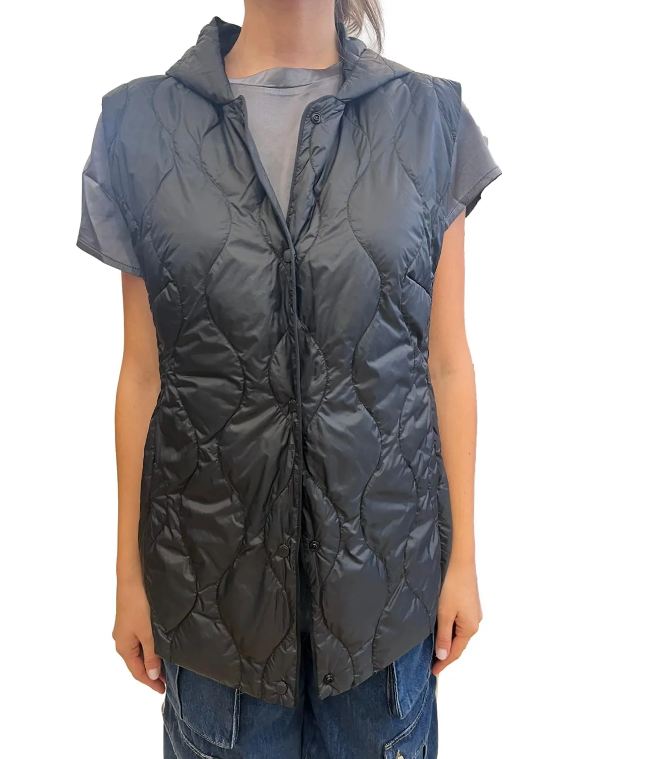 VICOLO Vicolo cappotto nero donna